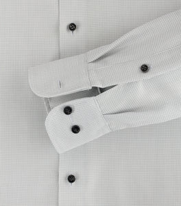 Businesshemd - Comfort Fit - Langarm - Einfarbig - Grau
