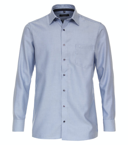 Businesshemd - Comfort Fit - Langarm - Einfarbig - Hellblau