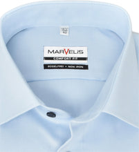 Laden Sie das Bild in den Galerie-Viewer, Businesshemd - Comfort Fit - Langarm - Einfarbig - Hellblau