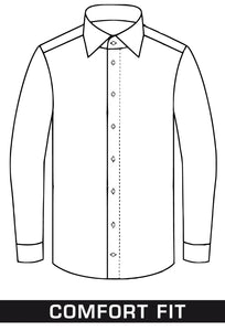 Businesshemd - Comfort Fit - Langarm - Einfarbig - Hellblau