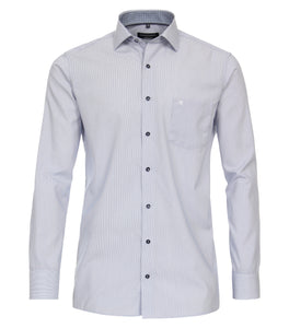 Businesshemd - Comfort Fit - Langarm - Gestreift - Blau