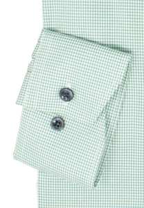 Businesshemd - Comfort Fit - Langarm - Kariert - Grün