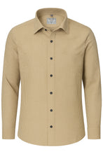 Load image into Gallery viewer, Businesshemd - Comfort Fit - Langarm - Kariert - Ocker