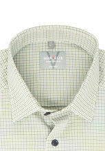 Laden Sie das Bild in den Galerie-Viewer, Businesshemd - Comfort Fit - Langarm - Kariert - Olive