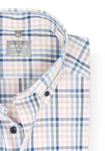 Load image into Gallery viewer, Businesshemd - Comfort Fit - Langarm - Kariert - Button Down - Rosa