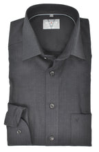 Laden Sie das Bild in den Galerie-Viewer, Businesshemd - Comfort Fit - Langarm - Muster - Anthrazit