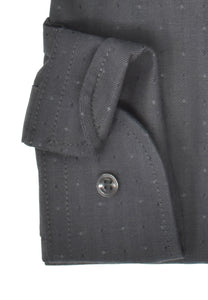 Businesshemd - Comfort Fit - Langarm - Muster - Anthrazit