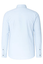 Laden Sie das Bild in den Galerie-Viewer, Businesshemd - Comfort Fit - Langarm - Struktur - Bleu