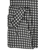 Laden Sie das Bild in den Galerie-Viewer, Businesshemd - Modern Fit - ELA - Muster - Schwarz