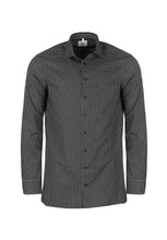 Laden Sie das Bild in den Galerie-Viewer, Businesshemd - Modern Fit - ELA - Muster - Schwarz