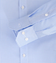 Laden Sie das Bild in den Galerie-Viewer, VENTI Herren Businesshemd Modern Fit Kent-Kragen Langarm Einfarbig Blau
