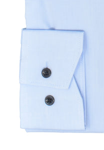 Businesshemd - Modern Fit - Langarm - Einfarbig - Hellblau