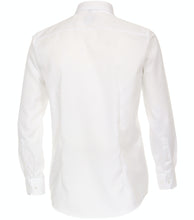 Laden Sie das Bild in den Galerie-Viewer, VENTI Herren Businesshemd Modern Fit Kent-Kragen Langarm Einfarbig Weiß
