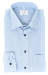 Businesshemd - Modern Fit - Langarm - Kariert - Hellblau