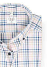 Laden Sie das Bild in den Galerie-Viewer, Businesshemd - Modern Fit - Langarm - Kariert - Button-Down - Rosa