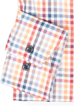 Load image into Gallery viewer, Businesshemd - Modern Fit - Langarm - Kariert - Button Down - Rot