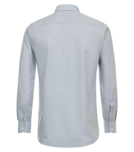 Businesshemd - Modern Fit - Langarm - Gestreift - Blau