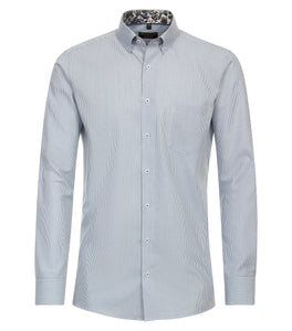 Businesshemd - Modern Fit - Langarm - Gestreift - Blau