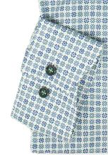 Laden Sie das Bild in den Galerie-Viewer, Businesshemd - Modern Fit - Langarm - Muster - Grün