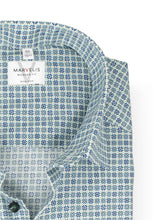 Laden Sie das Bild in den Galerie-Viewer, Businesshemd - Modern Fit - Langarm - Muster - Grün