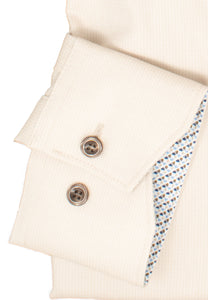 Businesshemd - Modern Fit - Langarm - Struktur - Beige