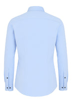 Load image into Gallery viewer, Easy To Wear Hemd - Body Fit - Langarm - Struktur - Hellblau