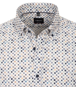 Businesshemd - Body Fit - Print - Bunt