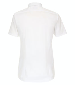 Kurzarmhemd - Body Fit - Weiß
