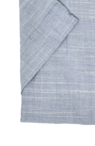 Kurzarmhemd - Casual Fit - Kurzarm - Einfarbig - Dunkelblau