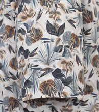 Laden Sie das Bild in den Galerie-Viewer, Kurzarmhemd - Comfort Fit - Florales Muster - Blau