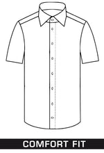 Load image into Gallery viewer, Kurzarmhemd - Comfort Fit - Kariert - Button Down - Beige