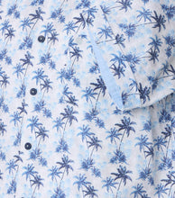 Laden Sie das Bild in den Galerie-Viewer, Kurzarmhemd - Comfort Fit - Muster - Blau