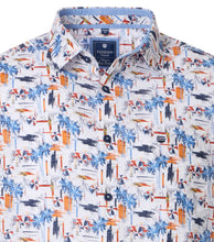 Laden Sie das Bild in den Galerie-Viewer, Kurzarmhemd - Comfort Fit - Orange