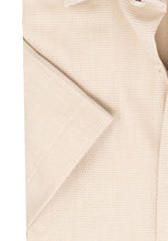 Laden Sie das Bild in den Galerie-Viewer, Kurzarmhemd - Comfort Fit - Struktur - Beige