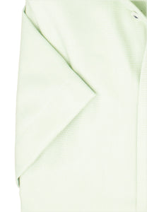 Kurzarmhemd - Comfort Fit - Struktur - Grün