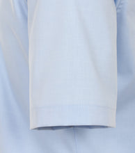 Laden Sie das Bild in den Galerie-Viewer, CASAMODA Herren Businesshemd Modern Fit Kent-Kragen Kurzarm Einfarbig Blau