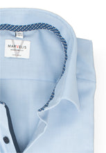 Load image into Gallery viewer, Kurzarmhemd - Modern Fit - Einfarbig - Bleu