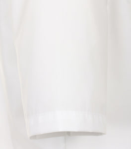 CASAMODA Herren Businesshemd Modern Fit Kent-Kragen Kurzarm Einfarbig Weiß
