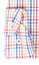 Laden Sie das Bild in den Galerie-Viewer, Businesshemd - Modern Fit - Langarm - Kariert - Blau/Rot/Weiß