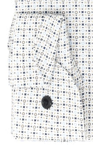 Laden Sie das Bild in den Galerie-Viewer, Businesshemd - Modern Fit - Langarm - Muster - Blau/Khaki/Weiß