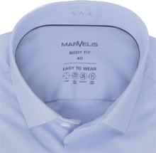 Laden Sie das Bild in den Galerie-Viewer, Easy To Wear Hemd - Body Fit - Langarm - Einfarbig - Hellblau