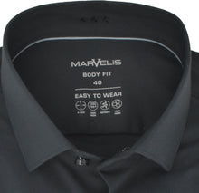 Laden Sie das Bild in den Galerie-Viewer, Easy To Wear Hemd - Body Fit - Langarm - Einfarbig - Anthrazit