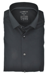 Easy To Wear Hemd - Body Fit - Langarm - Einfarbig - Anthrazit