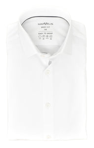 Easy To Wear Hemd - Body Fit - Langarm - Einfarbig - Weiß