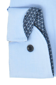 Businesshemd - Modern Fit - Langarm - Einfarbig - Hellblau