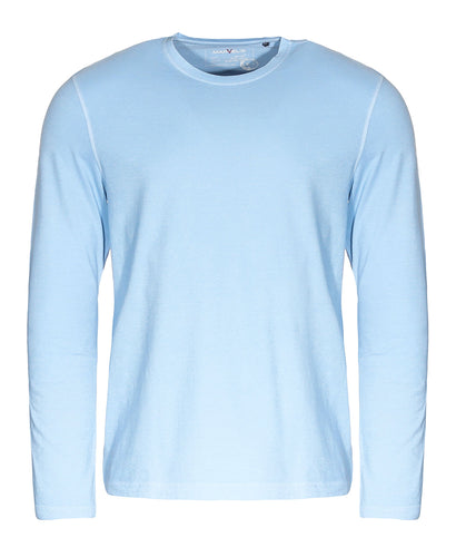 T-Shirt - Casual Fit - Rundhals - Einfarbig - Hellblau