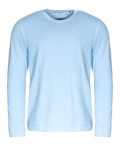 T-Shirt - Casual Fit - Rundhals - Einfarbig - Hellblau