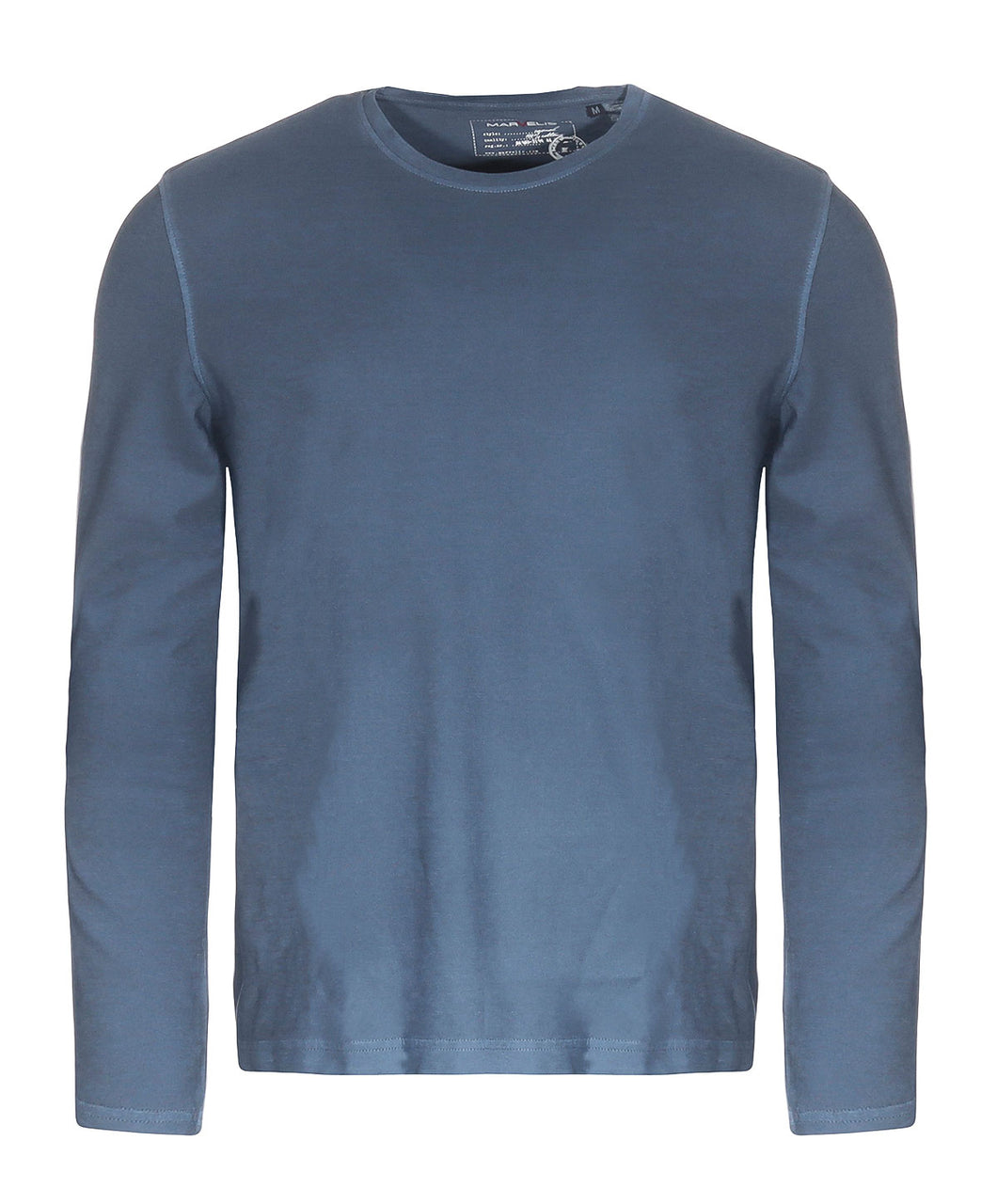 T-Shirt - Casual Fit - Rundhals - Einfarbig - Dunkelblau