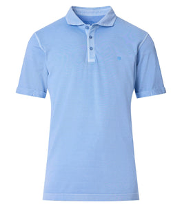 Poloshirt - Casual Fit - Hellblau