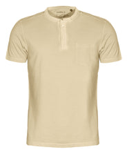Load image into Gallery viewer, Poloshirt - Casual Fit - Stehkragen - Einfarbig - Beige